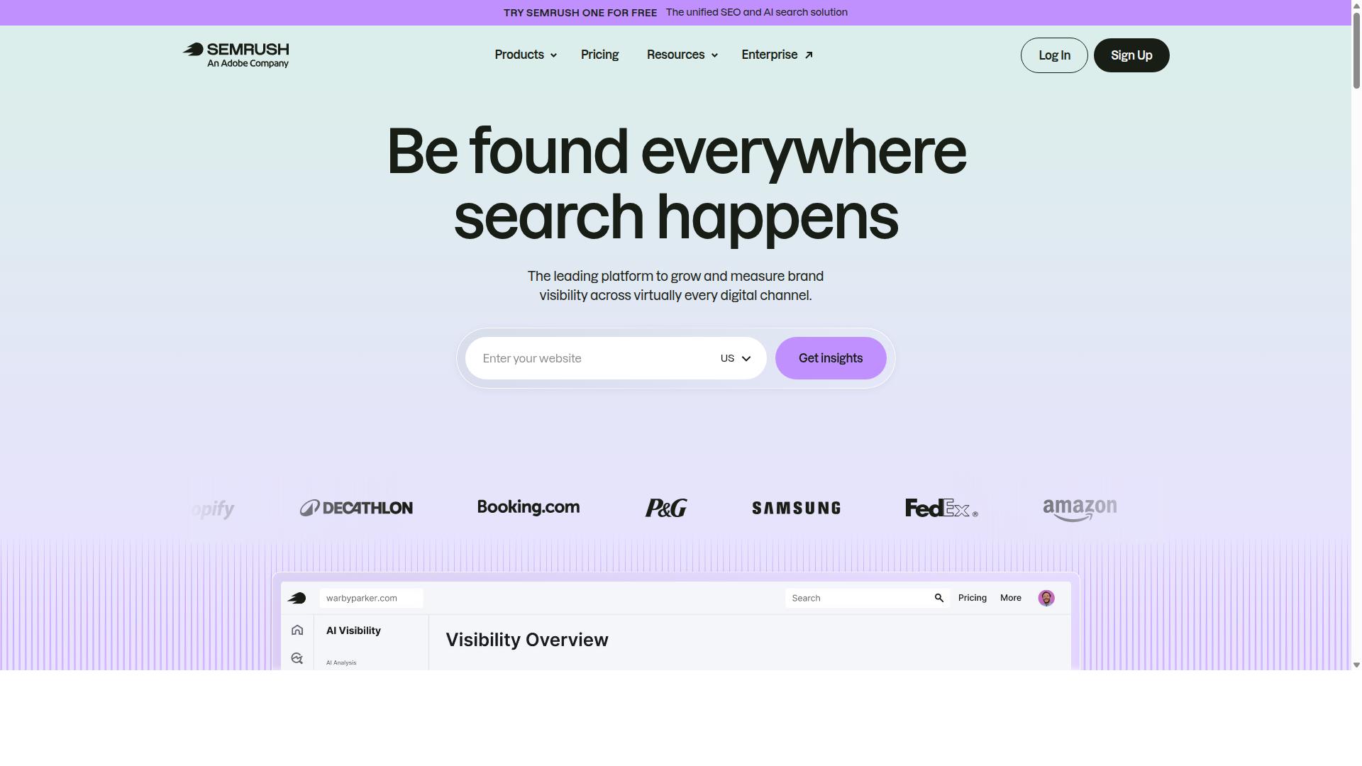 Semrush SEO Writing Assistant website