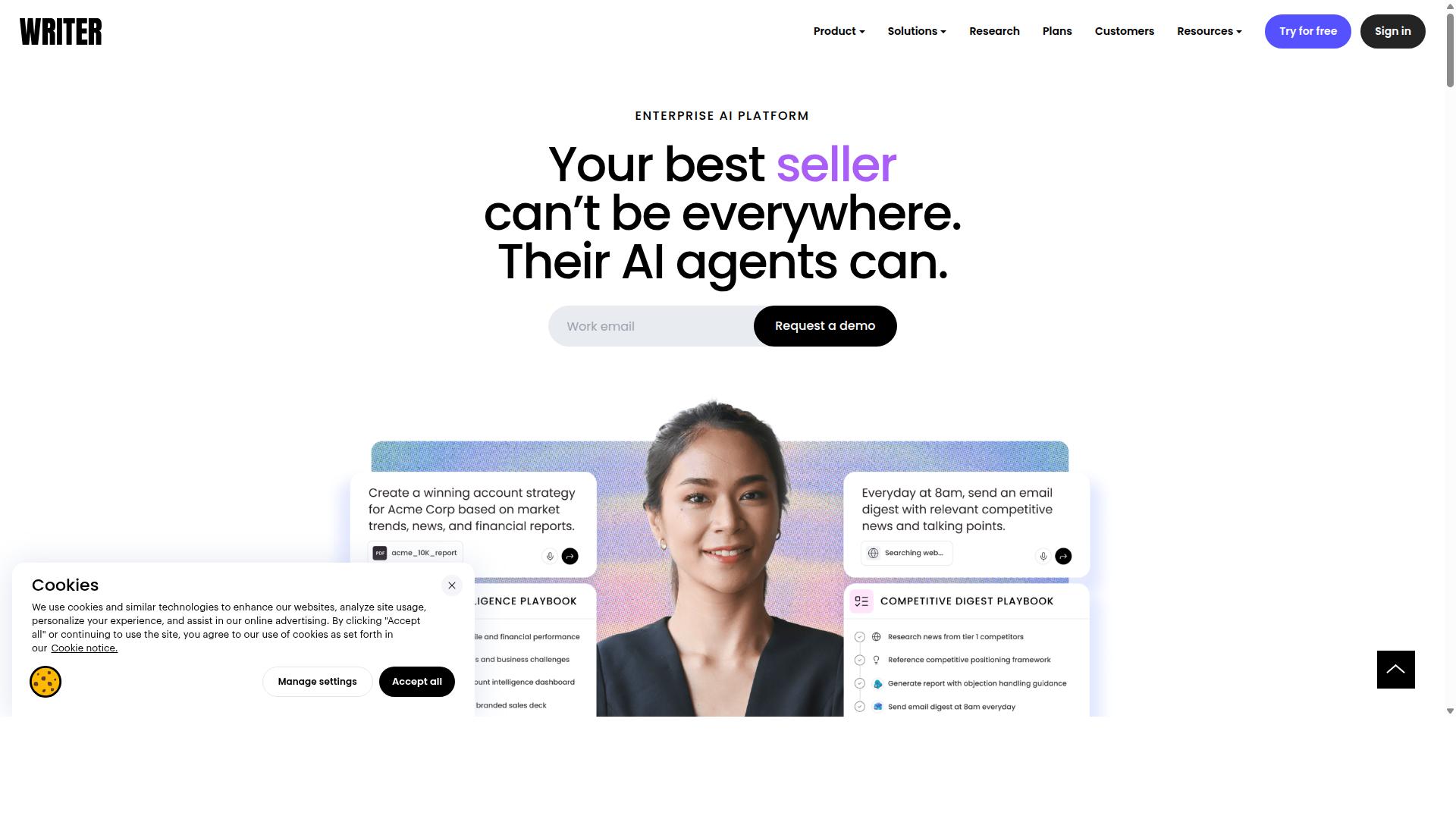 Writer website